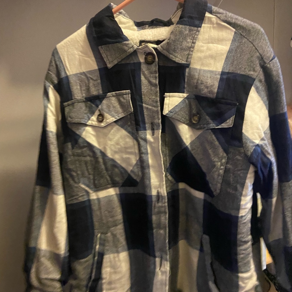 Blue cozy flannel
